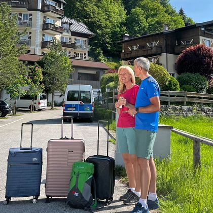 Hiking holidays with luggage transfer