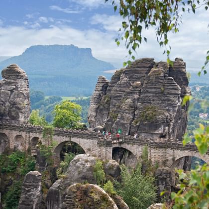 Bastei Bridge Panoramic View
