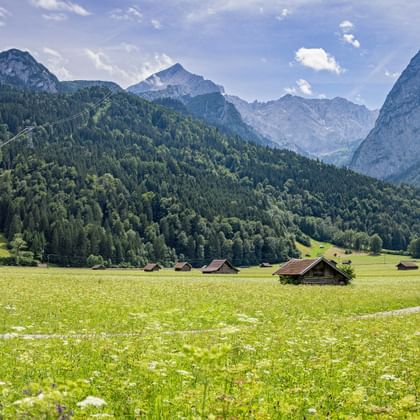 Die Zugspitze bei Garmisch