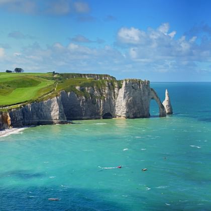 Die Klippen von Etretat