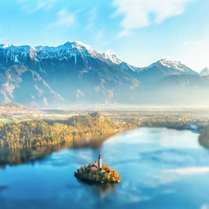 Bleder See in Slowenien