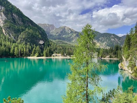 Der Pragser Wildsee in den Dolomiten