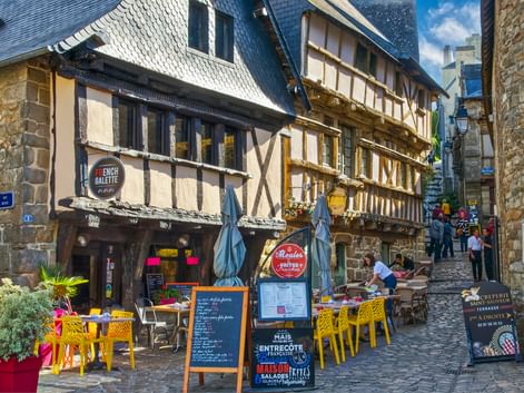 The village of “Auray” on the Gulf of Morbihan