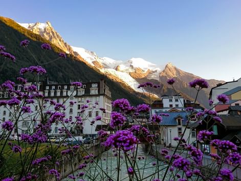 de schöne Gemeinde "Chamonix" in Frankreich