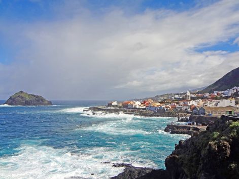 View of the coastal town of Garachico