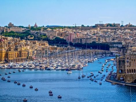 The captital town “Valletta” on Malta