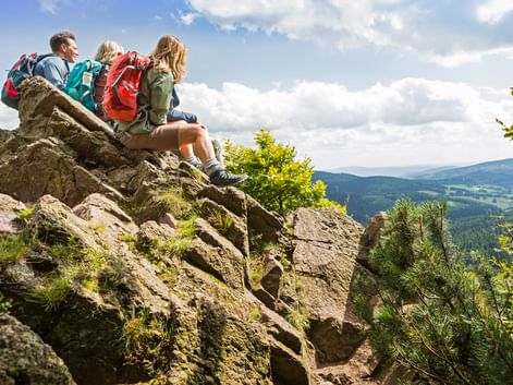 Breathtaking views along the Rennsteig