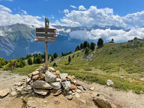 Wunderschönes Bergpanorama auf der Haideralm