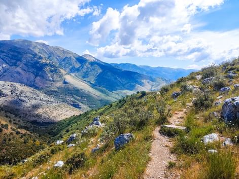 Albaniens Bergpanorama
