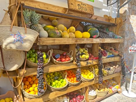 Fresh fruit in Deia