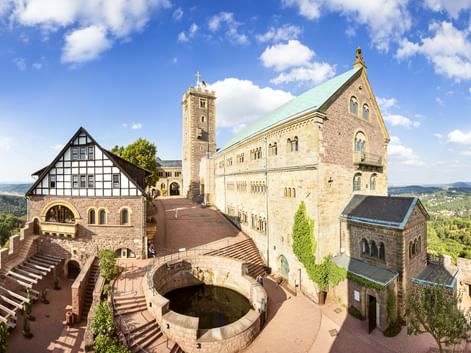 Ausblick auf die Wartburg in Eisenach