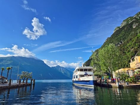 Boot am Gardasee in Riva del Garda