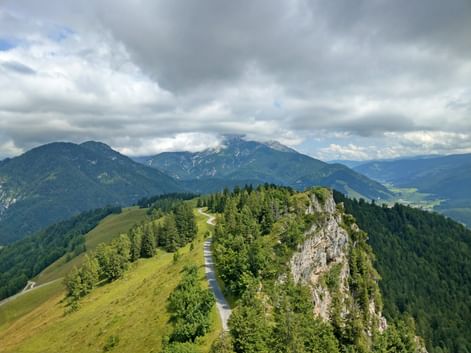 Panoramic view of the Buchsteinwand
