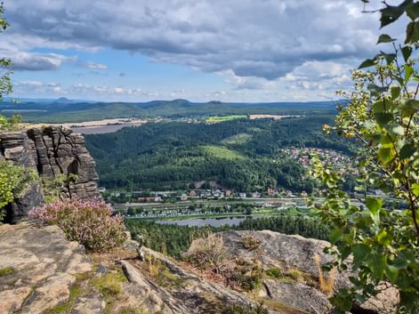Panoramic view from Lilienstein