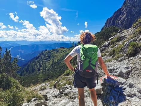 Wanderer mit Aussicht