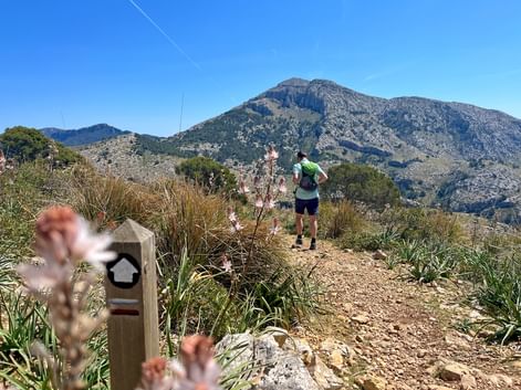 Wanderer am Puig Galatzo