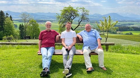 Mike im Interview mit Herbert und Walter