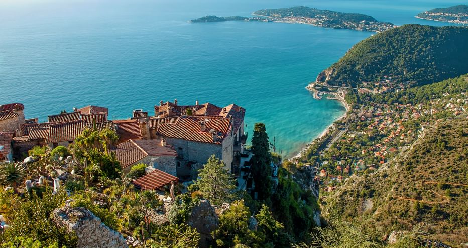 Fantastic view of the Côte dÁzur coastline
