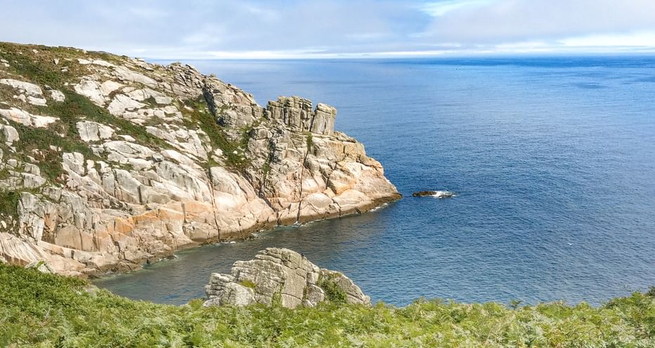Wunderschöner Ausblick auf Cornwalls Küste