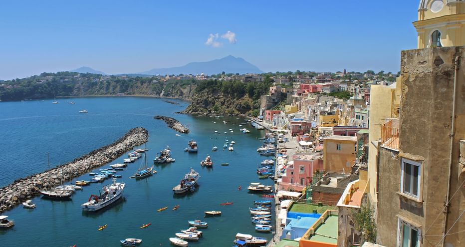 View of the island of “Procida”