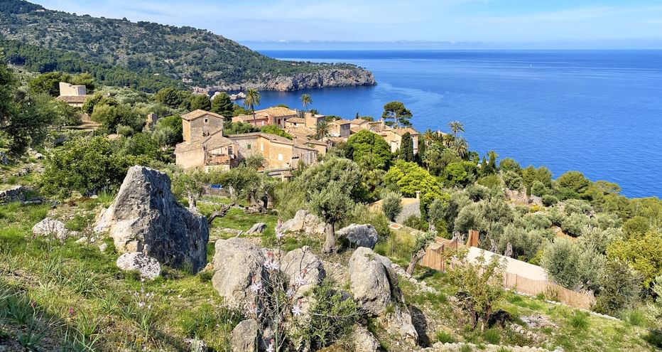Blick auf Long Soller Hotel Cala Fornells