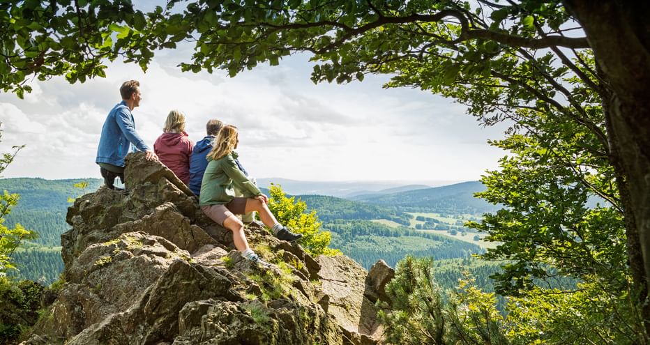 Viewpoint on the rock