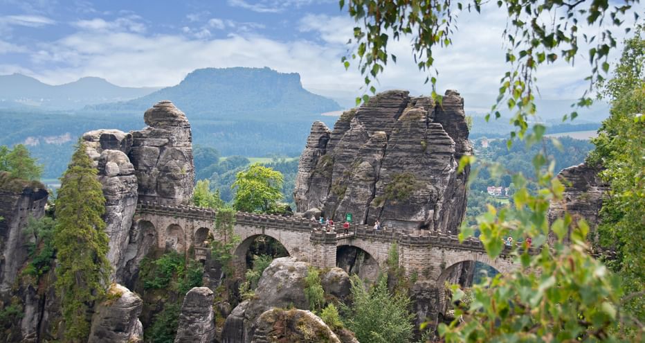 Bastei Bridge Panoramic View