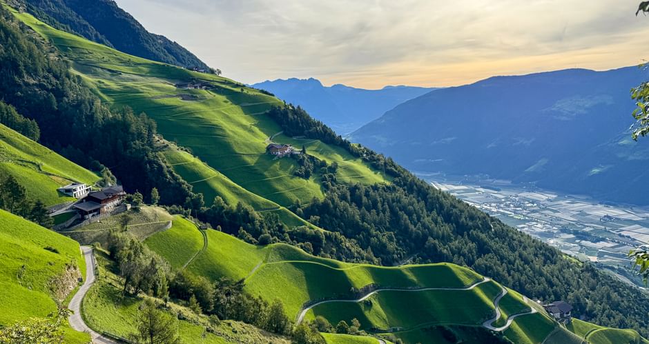 Valley view to Naturns