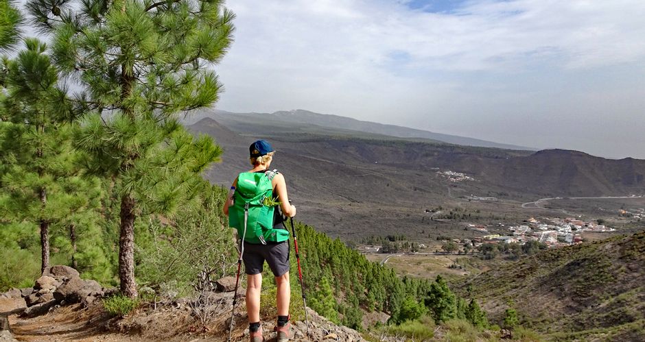 Hiking trail in Santiago del Teide