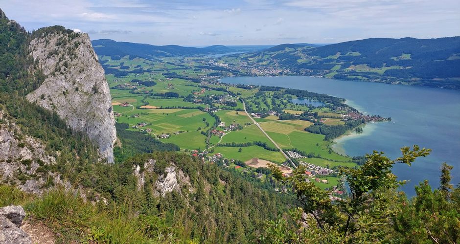 View of Lake Mondsee from Almkogel