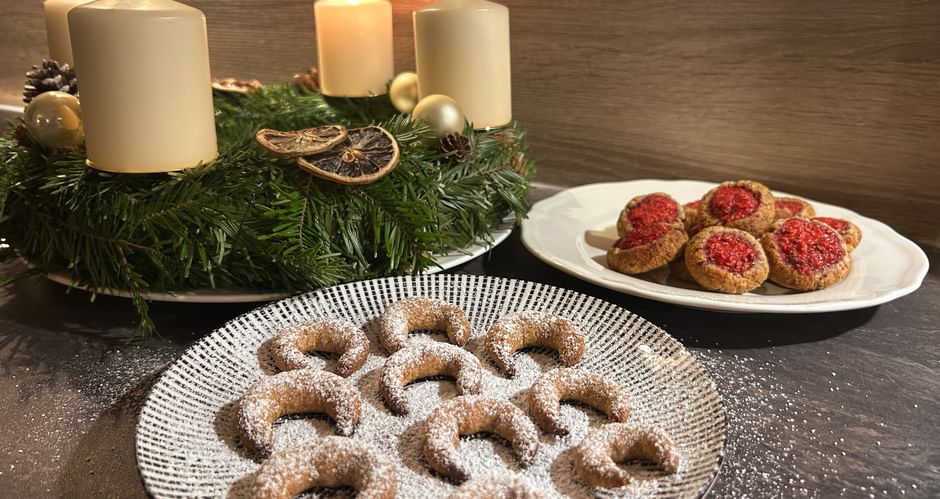 Biscuits with Advent wreath