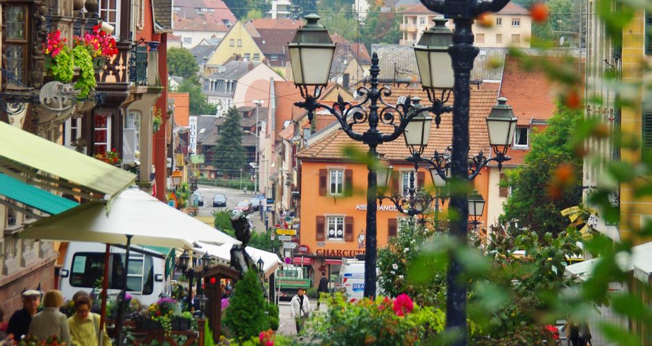 Old Town of Saverne in the Southern Vosges Mountains